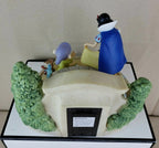 Lenox Disney Princess Snow White's Garden Fountain Figurine Fawn Bird Dopey NEW4