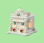Lenox Mistletoe Park Lighted Flower Shop Figurine Village Treasure Christmas NEW10