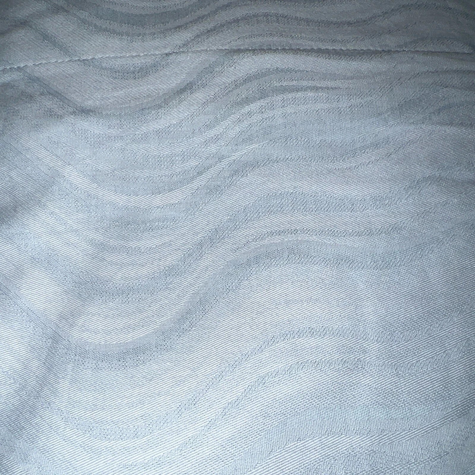 Sferra Onda Queen Duvet Cover Aquamarine Print Cotton Sateen Jacquard Italy NEW9