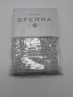 Sferra Catella Grey Euro Sham Squares Cotton Sateen Jacquard Soft Italy NEW0