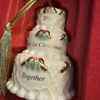 Lenox 2016 Wedding Cake Ornament Our 1st First Christmas Together Gift NEW8