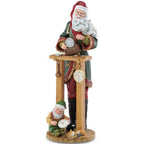 Lenox 2014 Santa Pencil Figurine Annual Clock Shop Countdown to Christmas LE NEW10