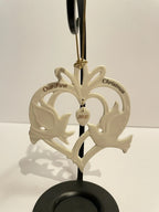 Lenox 2015 Our First Christmas Ornament Wedding  Anniversary Love Doves 1st NEW4