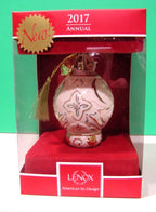 Lenox 2017 Ivory Spire Pierced Ornament Annual Gold Accents Christmas Gift NEW8
