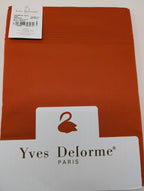 Yves Delorme Triomphe Orange Queen Sheet Set 4PC 100% Egyptian Cotton Sateen NEW17