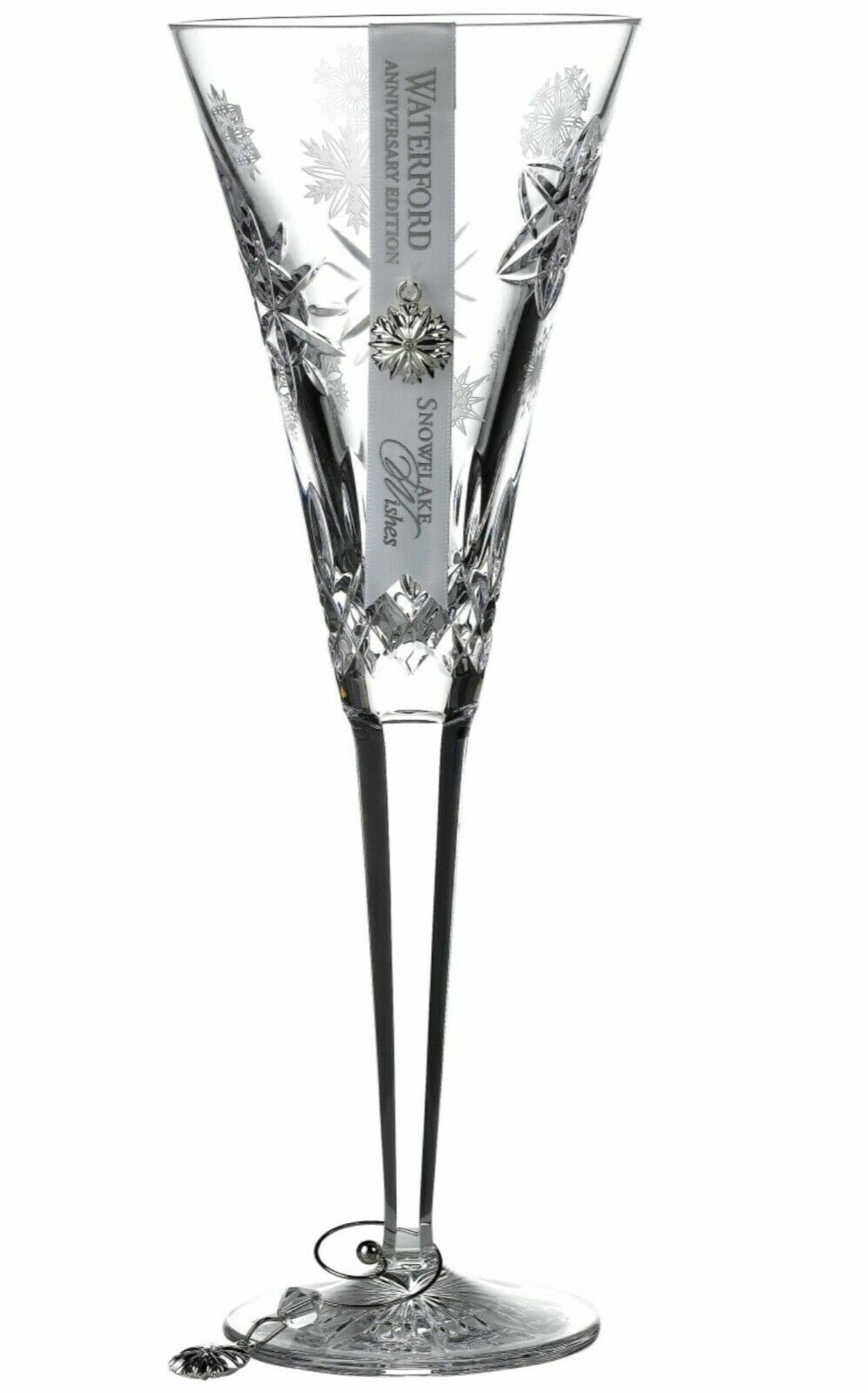 Waterford Crystal 2020 Snowflake Wishes Love Flute 10th Ed #1055481 NEW IN BOX0