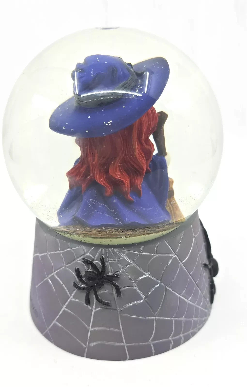 Lenox Halloween Lighted Witch Water Globe Figurine Winnie Spiders Black Cat NEW4