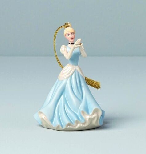 Lenox Disney Princess Cinderella Figurine Ornament with Glass Slipper 892487 NEW2