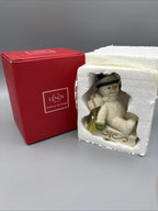 Lenox 2015 Snowman Figurine Ornament Annual Snowy Sleigh Ride Sled Christmas NEW8