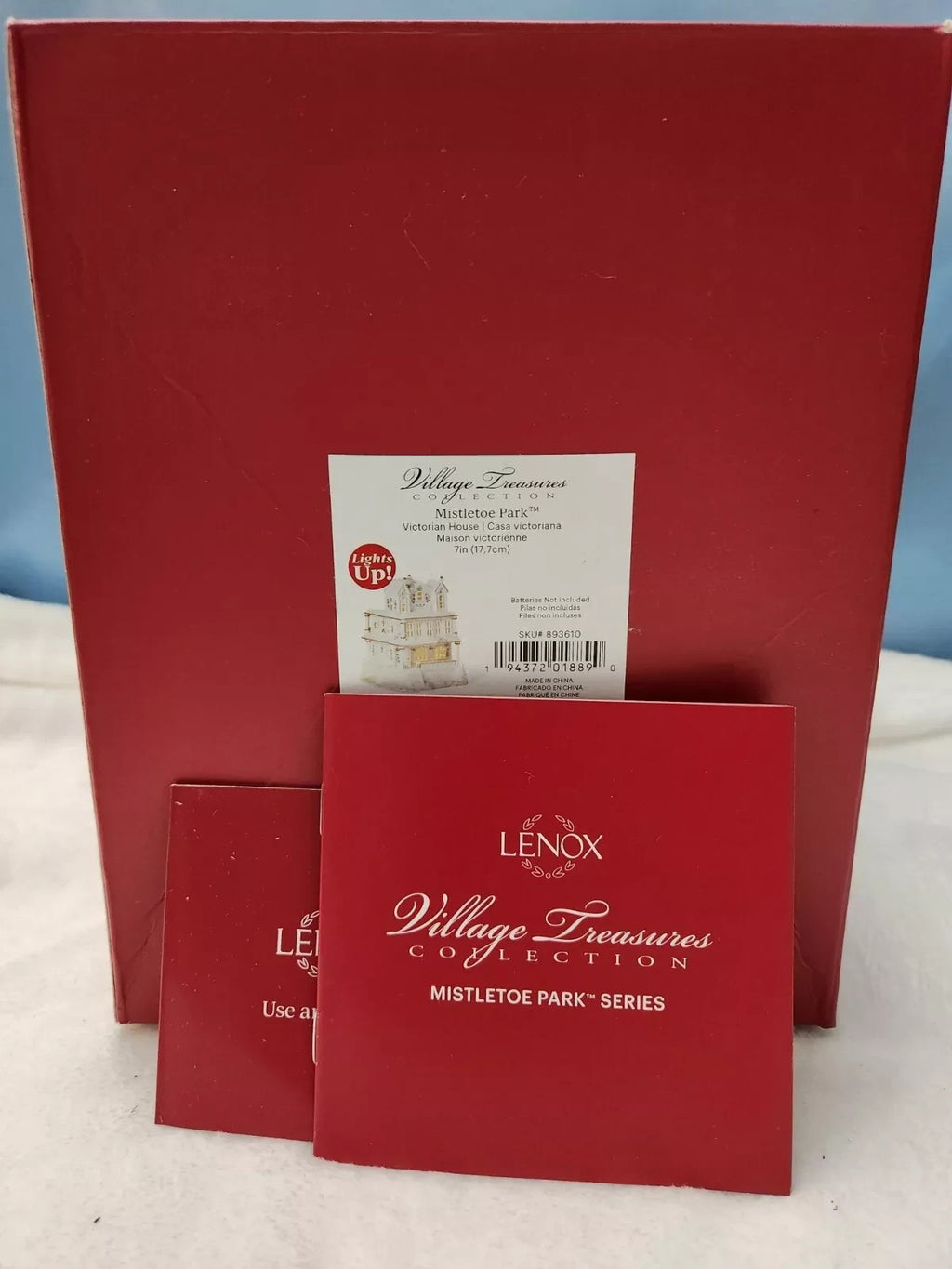 Lenox Mistletoe Park Lighted Victorian House Figurine Treasures Christmas NEW4