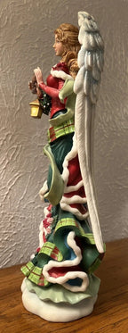 Lenox 2019 Anna Angel of Glory Pencil Figurine Christmas Plaid Ribbon COA LE NEW6