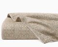 Sferra Veroli Khaki King Coverlet Textured Tile Motif 100% Cotton Italy NEW0