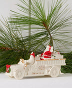 Lenox Mistletoe Park Santa Driving Fire Truck Figurine Treasures Christmas NEW3