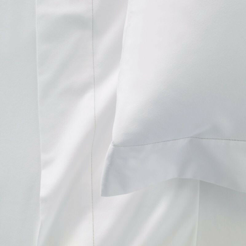 Sferra Leonardo White Twin Sheet Set 3PC 100% Cotton Percale Italy Dorm NEW5