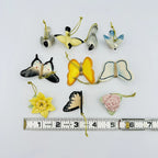 Lenox Spring Miniature Tree Ornaments 10 With Tree Flower Bird Butterflies NEW14