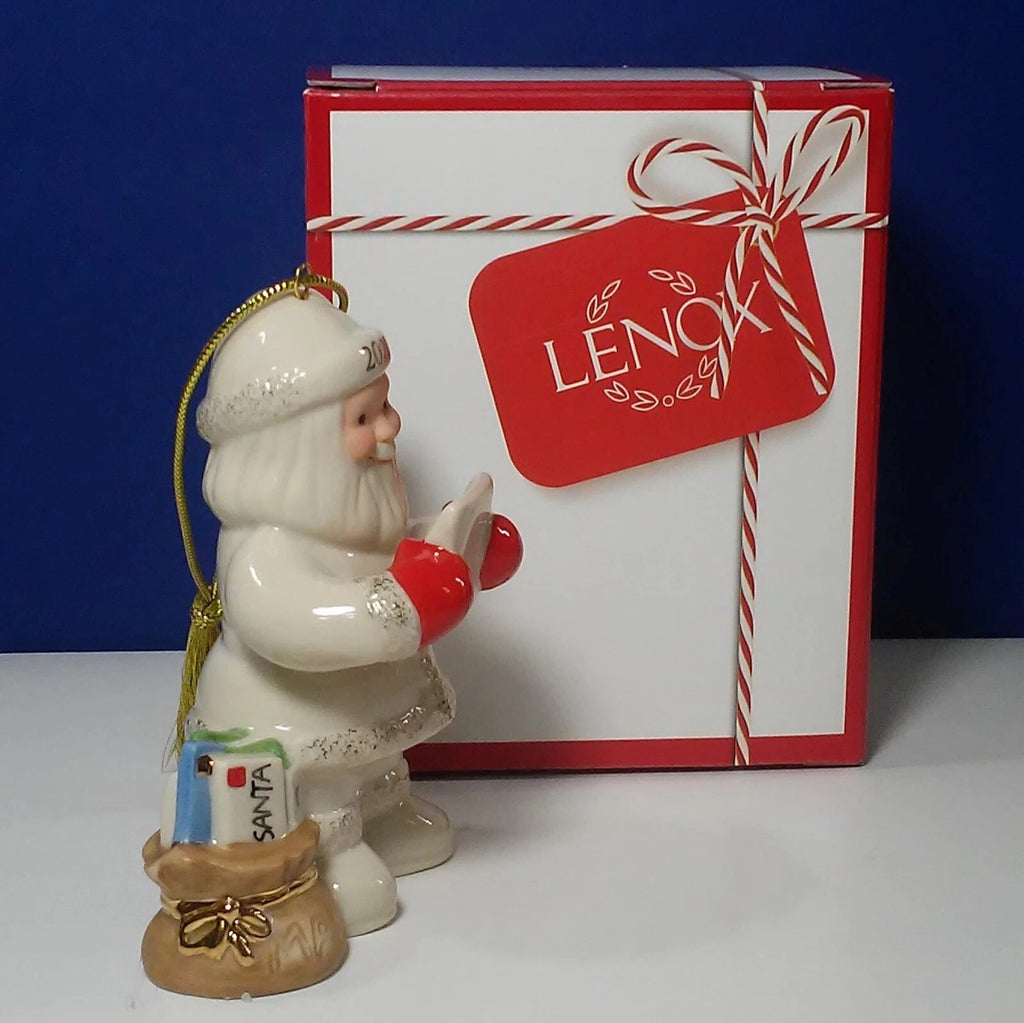Lenox 2020 Letters to Santa Figurine Ornament Annual Mail Pouch Christmas LE NEW10