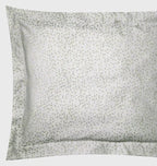 Sferra Catella Grey Euro Sham Pair Squares Cotton Sateen Jacquard Italy NEW12
