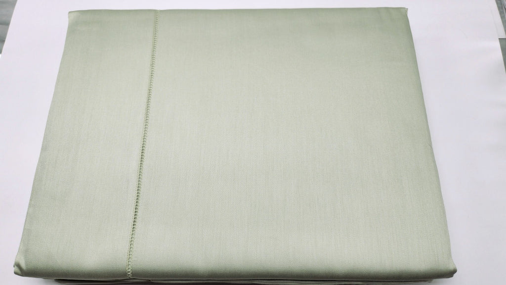 Sferra Elyse Green King Sheet Set 4PC 100% Egyptian Cotton Sateen Silky Italy3
