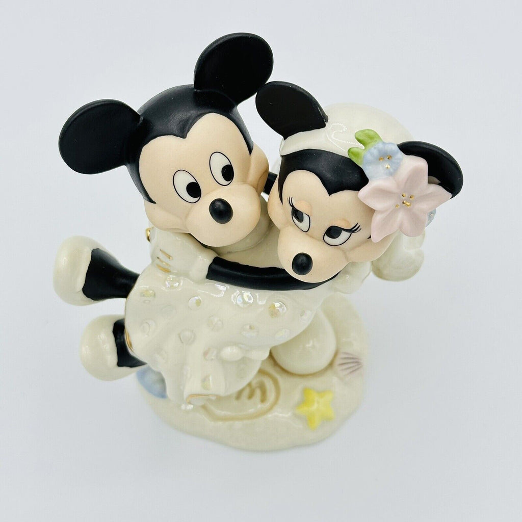Lenox Disney Minnie's Dream Beach Wedding Figurine Cake Topper Mickey Mouse NEW5