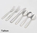 Lenox Talton 77 Piece Flatware Set Service For 12 Stainless Steel 18/10 Chic NEW1