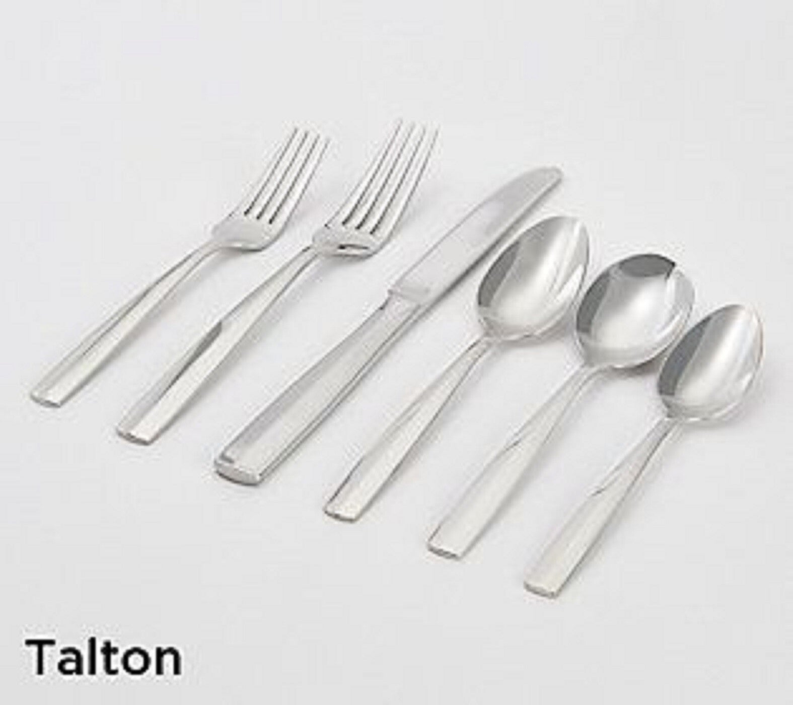 Lenox Talton 77 Piece Flatware Set Service For 12 Stainless Steel 18/10 Chic NEW1