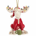 Lenox 2017 Bedtime Moose Ornament Figurine Annual Marcel Pajamas Christmas NEW0