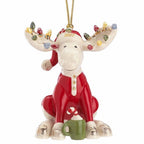 Lenox 2017 Bedtime Moose Ornament Figurine Annual Marcel Pajamas Christmas NEW0