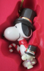 Lenox 2025 Peanuts Snoopy & Woodstock Ornament Candy Cane Beagle Christmas NEW4