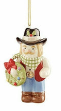 Lenox 2020 Cowboy Nutcracker Figurine Ornament Annual Sherriff Hat Christmas NEW0