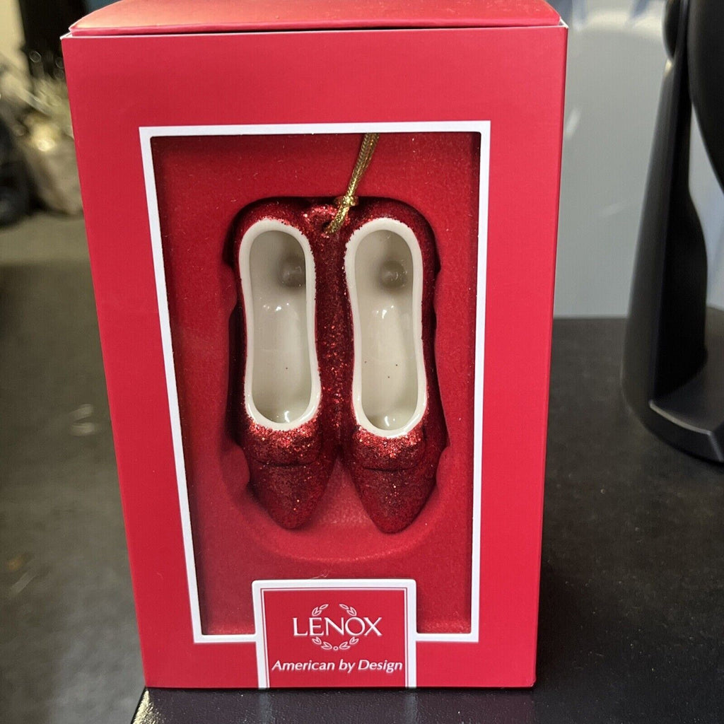 Lenox Wizard Of Oz Ruby Slippers Ornament Magical Shoes No Place Like Home NEW3