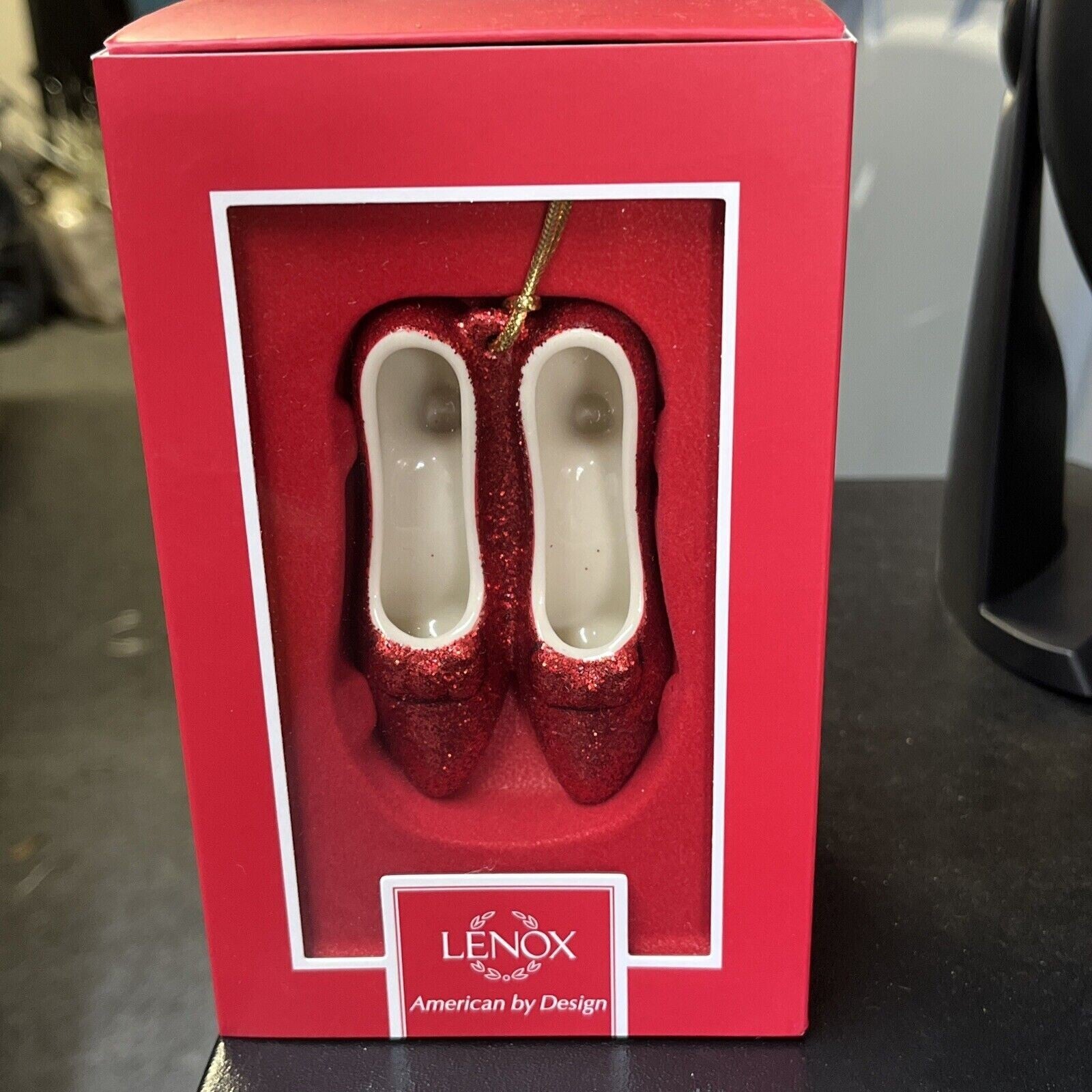 Lenox Wizard Of Oz Ruby Slippers Ornament Magical Shoes No Place Like Home NEW3
