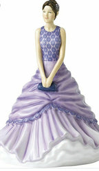 Royal Doulton AVA PURPLE DRESS Petite Figurine of 2020 # HN 5924 New In Box0