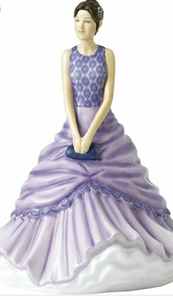 Royal Doulton AVA PURPLE DRESS Petite Figurine of 2020 # HN 5924 New In Box0