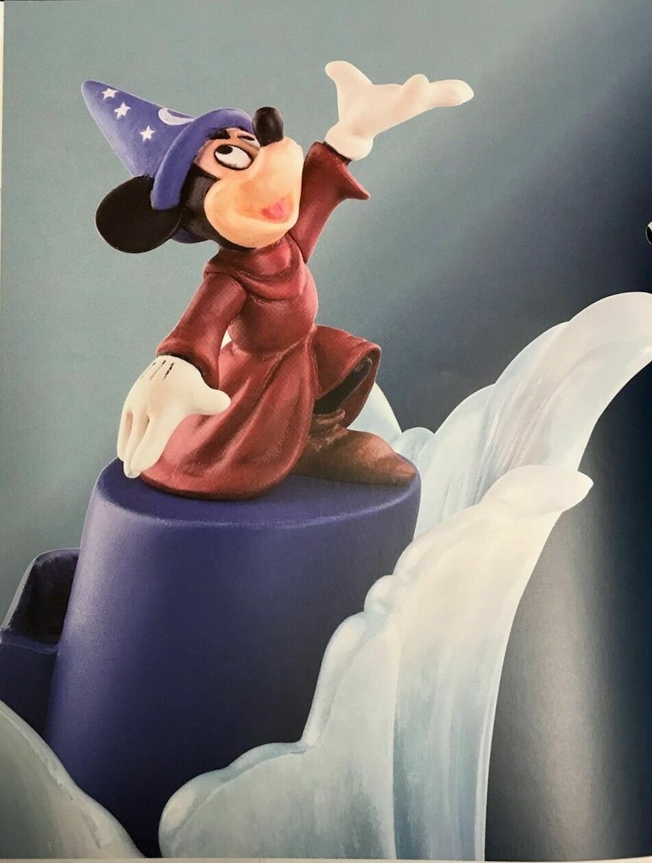 Lenox Disney Sorcerer Mickey Bank Figurine Mouse Fantasia Apprentice 9" NEW3