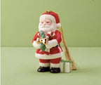 Lenox 2024 Santa With Lucky Pickle Figurine Ornament  Annual Cane Christmas NEW3