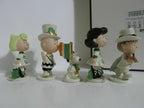 Lenox Peanuts St Patrick's Day Parade Figurines Irish Charlie Brown Snoopy NEW1