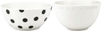 Kate Spade NY Large Mixing Bowl Set 2PC  All In Good Taste Deco Dot Lenox NEW0