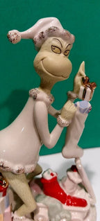 Lenox Grinch's Wagon Of Christmas Wonder Figurine How Stole Dr Seuss Gift NEW7