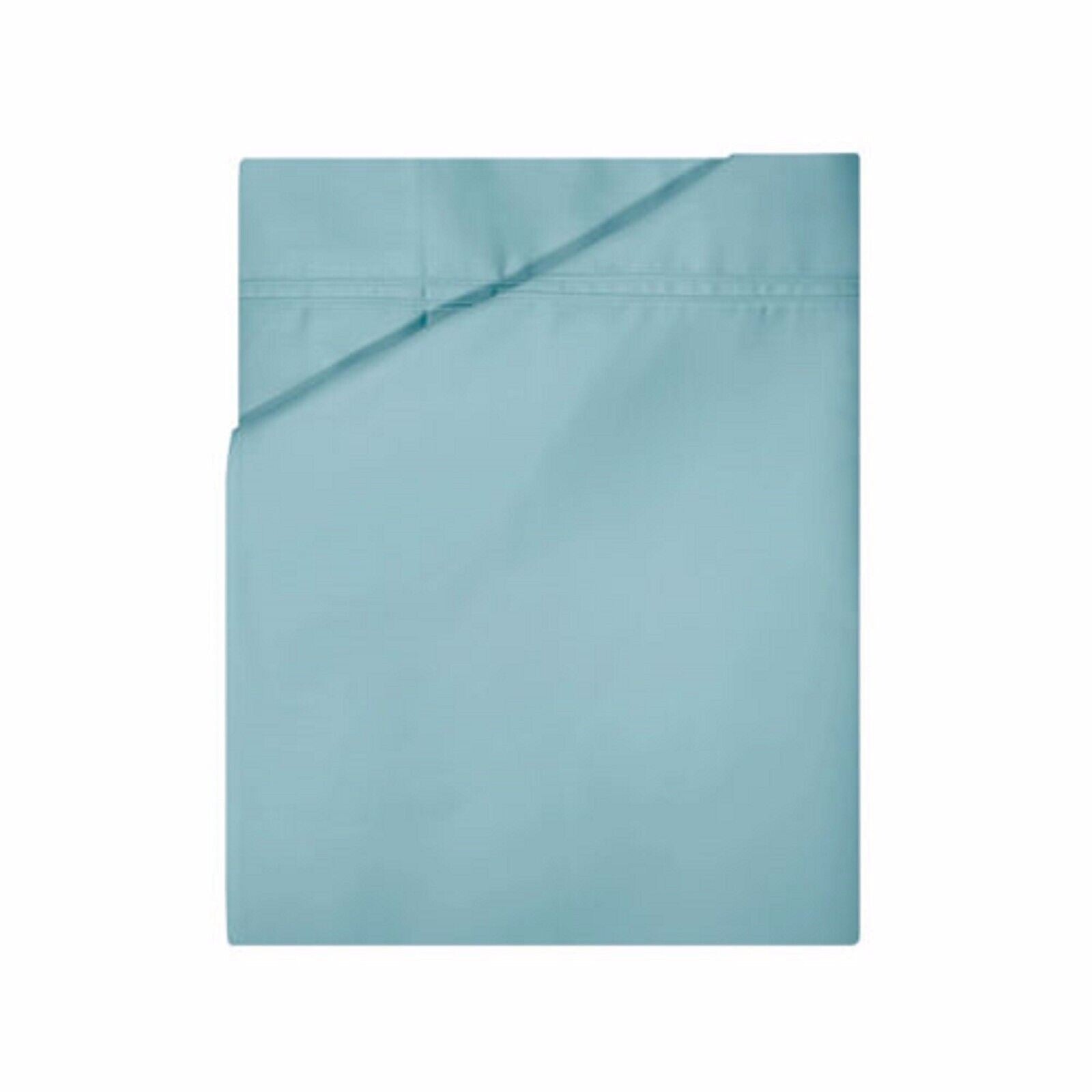 Yves Delorme Triomphe Aqua Queen Duvet Set 3PC Egyptian Cotton Sateen Lagon NEW15