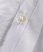 Sferra Estate White Queen Duvet Navy Applique Stripe Cotton Percale Italy NEW9