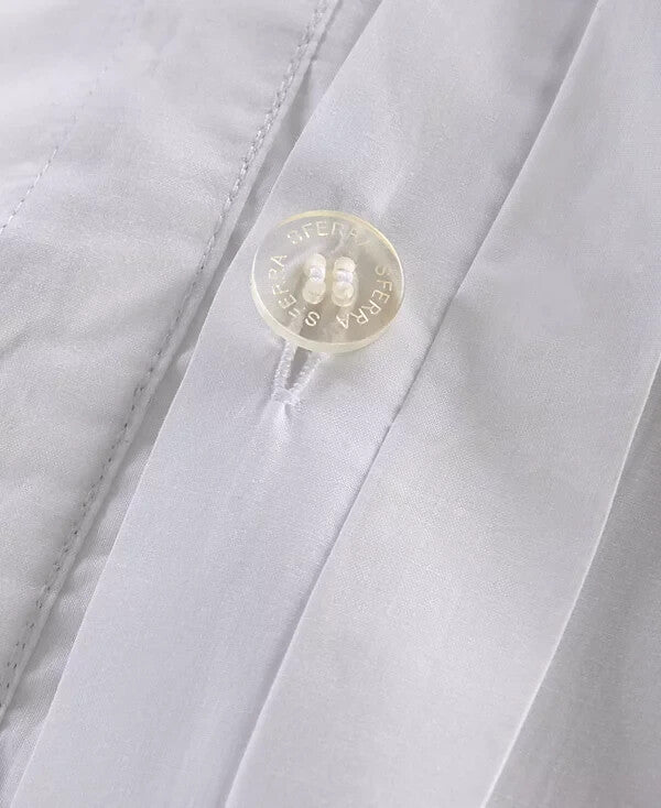 Sferra Estate White Queen Duvet Navy Applique Stripe Cotton Percale Italy NEW9