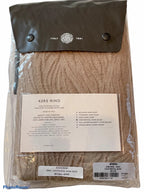 Sferra Rino Sand Euro Sham Textured Wavy Patina 100% Egyptian Cotton Italy NEW6