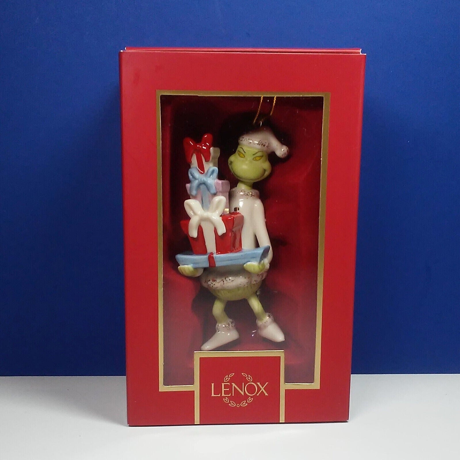 Lenox Grinch With All The Gifts Figurine Ornament Dr. Seuss Stole Christmas NEW2
