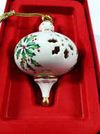 Lenox 2015 Holiday Pierced Ornament  Annual Holly Berries Christmas NEW IN BOX1