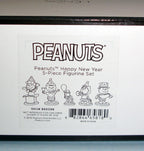 Lenox Peanuts Happy New Year Figurines Party 5 PC Charlie Brown Snoopy Lucy New2