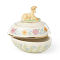 Lenox 2018 Springtime Easter Pony Egg Figurine Trinket Box Palomino Flowers NEW0