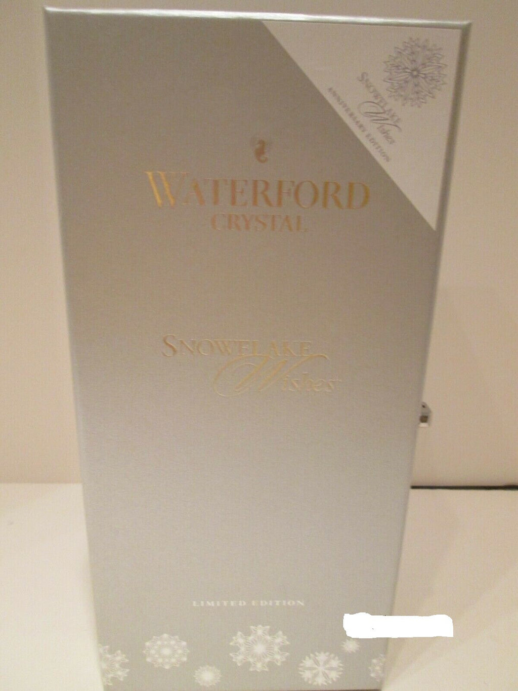 Waterford Crystal 2020 Snowflake Wishes Love Flute 10th Ed #1055481 NEW IN BOX3