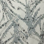 Sferra Pallina Pewter Euro Sham 100% Egyptian Cotton Sateen Print Italy NEW3