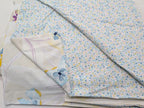 Yves Delorme Ondee King Duvet Multi Floral Print Cotton Percale Reversible NEW0