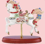Lenox 2018 Carousel Horse Figurine Santa's Fudge Shop Christmas Elf Jockey NEW8